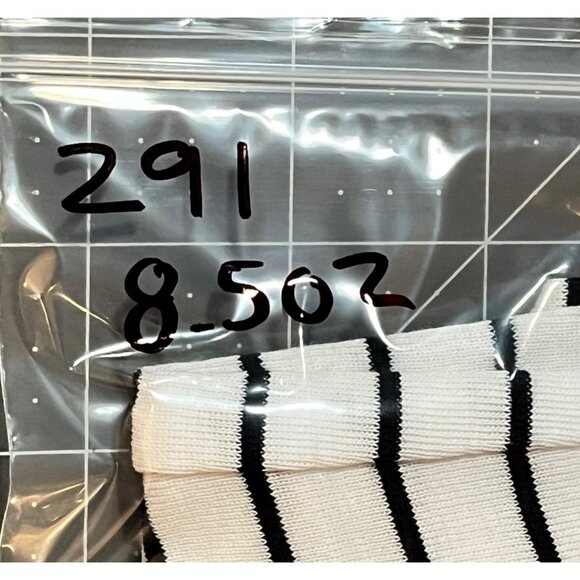 J Jill White/Black M Pima Tank – Breezy Minimalist Nautical Coastal Core - Picture 9 of 10